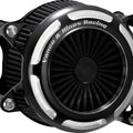 Vance & Hines VO2 Onyx Air Cleaner Kit Contrast Cut Black #41121 Harley Davidson