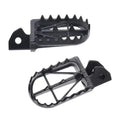Zeta Ultra Wide Footpegs Black #D48-02-546 for Honda CRF110F 2019-2022