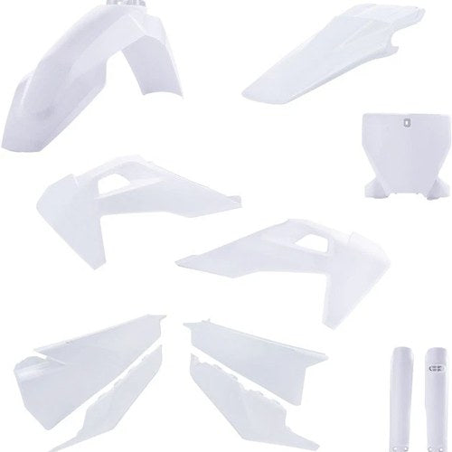 Acerbis Full Plastics Kit 20 White Husqvarna FC 250/FC 350/FC 450/TC 125/TC 250