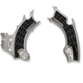 Acerbis X-Grip Frame Guards Silver/Black 2911441015 for Honda CRF250/CRF450