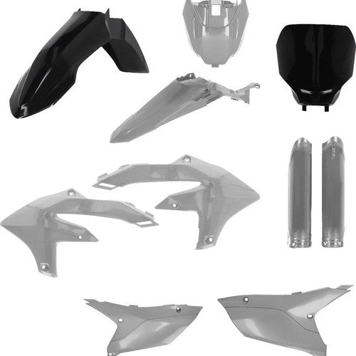 Acerbis Full Plastics Kit Black/Gray for Yamaha YZ450F/YZ450FX/YZ250F 4-Stroke
