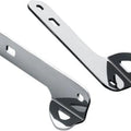 Kuryakyn Teardrop Tie-Down Brackets Chrome #949 Harley Davidson