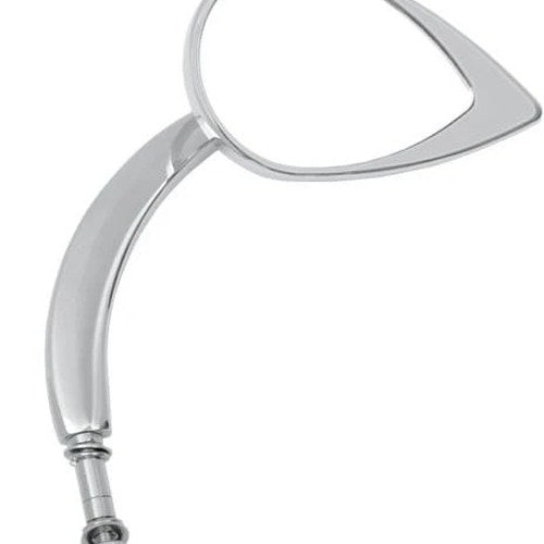 DS Tank Tuff Long Stem Teardrop Mirror Chrome