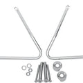 DS Chrome Saddlebag Support Brackets Harley Davidson 138913
