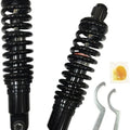 DS 12" Ride-Height Adjustable Shocks Heavy Duty Black Harley Davidson Dyna