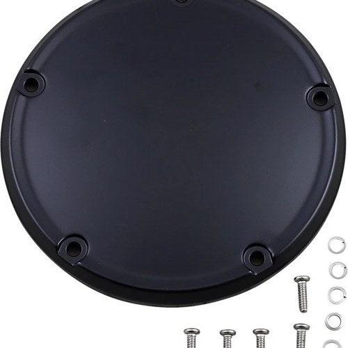 Drag Specialties Derby Cover Matte Black Harley Davidson Softail