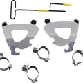 Memphis Shades Gauntlet Fairing Trigger Lock Mounting Kit Polished #MEK2057