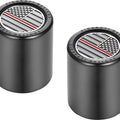 Figurati Designs Short/Thin Docking Hardware Covers US Flag Red Line Black