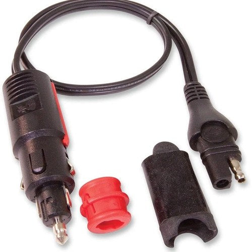 TecMate OptiMate Sae to 12V Car/Cigarette/12mm Din Outlet Cable Adapter
