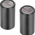 Figurati Designs Long Docking Hardware Covers US Flag Red Line Black