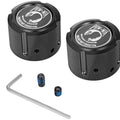 Figurati Designs Front Axle Nut Covers POW-MIA Black FD50-FAC-BK Harley Davidson
