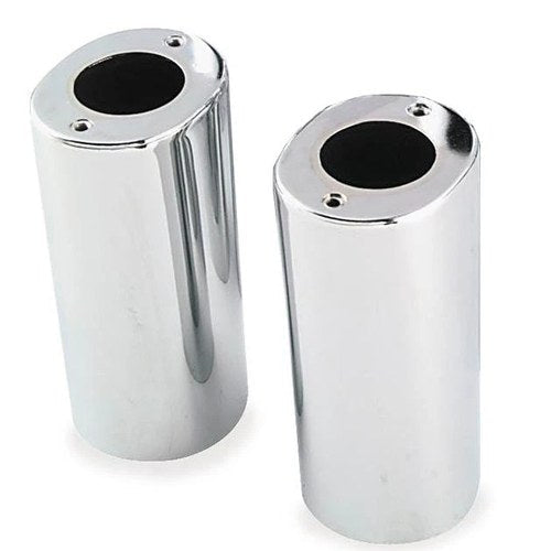 Biker's Choice Fork Tube Covers Chrome Standard #74537 Harley Davidson