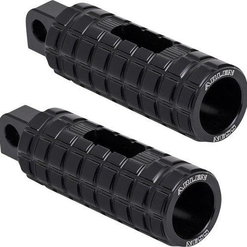 Arlen Ness Male Mount SpeedLiner Passenger Footpegs Black #400-038