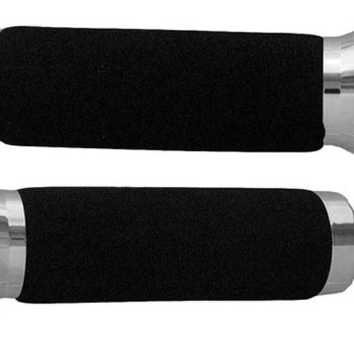 Emgo Foam 30 Series Cruiser Grips For Twist Throttle Chrome 7/8" x 140mm L