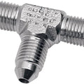 DS AN-3 Male Brake Line Tee Chrome