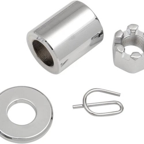 Colony Axle Spacer/Nut Kit Rear Chrome #9812-3 Harley Davidson Dyna
