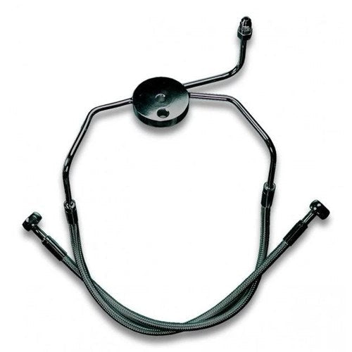 Magnum Black Pearl Designer Non-ABS Lower Brake Line Kit #47013 Harley Davidson
