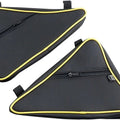 BS Sand Triangular Door Bags Black/Yellow Yxzsbyel for Yamaha YXZ1000R 2016-2023