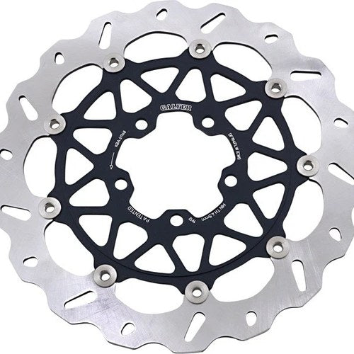 Galfer Std Floating Wave Front Left Brake Rotor w/Aluminum Carrier #DF194CWI