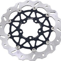 Galfer Std Floating Wave Front Left Brake Rotor w/Aluminum Carrier #DF194CWI