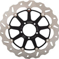 Galfer Std Floating Wave Front Left Brake Rotor w/Aluminum Carrier #DF825CWI