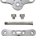 Hawg Halters Raked Triple Tree Kit 3 Degrees Chrome Harley FXFB/FXBR Softail