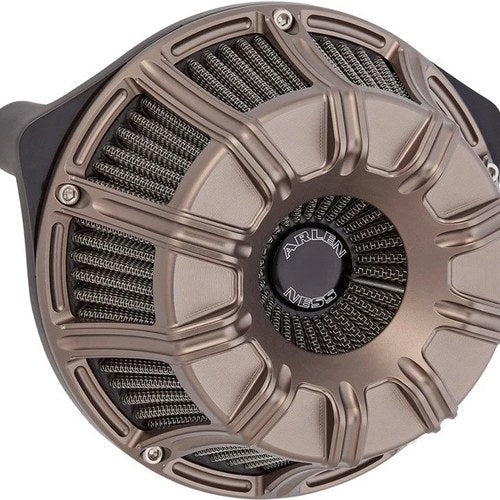 Arlen Ness 10-Gauge Inverted Big Sucker Air Cleaner Kit Titanium #600-012