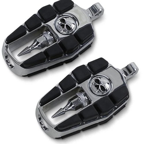 Kuryakyn Zombie Driver Footpegs Male Mount Chrome #4470 Harley Davidson