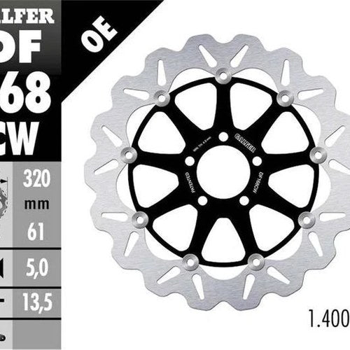 Galfer Wave Rotor Front #DF168CW for Kawasaki