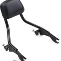 Cobra Detachable Short Round Backrest Black 602-2200B Harley Davidson