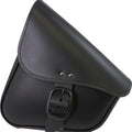 Willie & Max Leather Swingarm Bag Black w/ Matte Black Buckle #59893-00