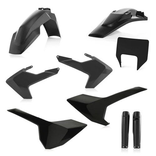 Acerbis Full Plastics Kit Black #2733430001 Husqvarna