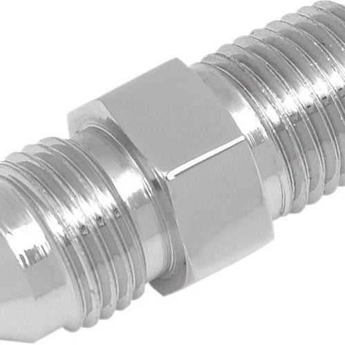 Goodridge Universal V-Twin 6 Jic to 1/8" Npt Adapter Straight Chrome