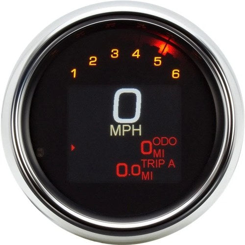 Dakota Digital Mlx Series Speedometer 3-3/8" Chrome #MLX-3000 Harley Davidson