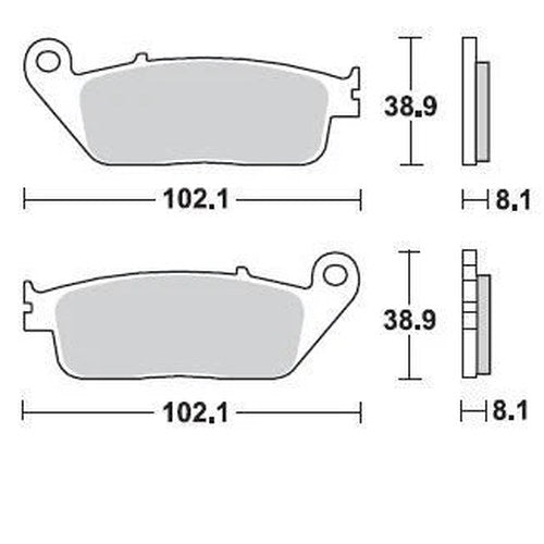 Braking SM1 Brake Pads #716SM1 for Honda/Triumph/Kawasaki/Yamaha