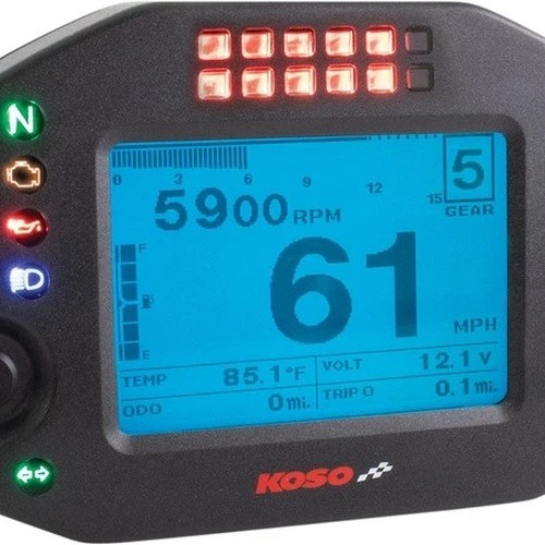 Koso RS-2 Multi-Function Gauge & Data Recorder