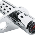 Pro-One Oil Cooler with Temperature Gauge/Universal Clamp 1" to 1-1/4" Chrome