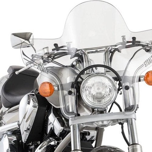 Slipstreamer SS-20 Stealth Fairing Windshield Clear/Chrome #SS-20-C
