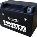Parts Unlimited Factory Activated Agm Maintenance Free Battery 12V YTX9 #266548