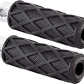 Arlen Ness Male Mount Knurled Diamond Footpegs Black