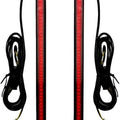 Custom Dynamics Universal Genesis Auxiliary LED Plasma Rods 8.5" Red