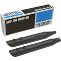 Drag Specialties 4" Slashdown Slip-On Exhaust Matte Black #174582