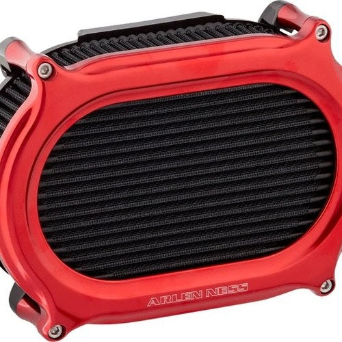 Arlen Ness Stage II Performance Air Filter Kit Red #600-188 Harley Davidson