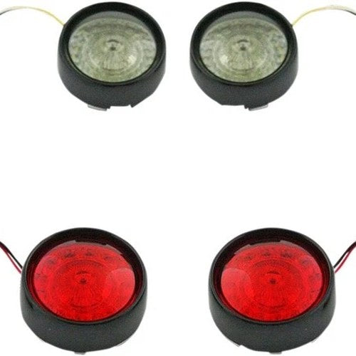 Custom Dynamics ProBEAM Bullet Bezel Turn Signal Inserts Black #PB-BCM-BB-B