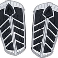 Kuryakyn Spear Passenger Floorboard Inserts Chrome Indian Roadmaster/Springfield