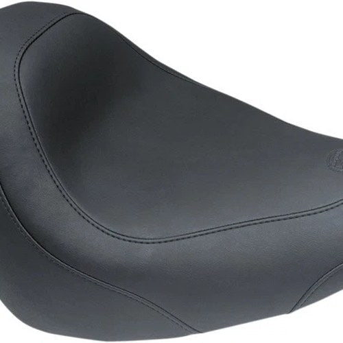 Mustang Wide Tripper Solo Seat Vintage Stitch Black #75704 Harley Davidson