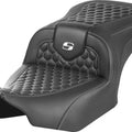 Saddlemen RoadSofa HC Seat White Stitch Harley Davidson Road Glide/Street Glide