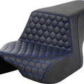 Saddlemen Step-Up HC Seat Blue Stitch Harley Davidson Road Glide/Street Glide
