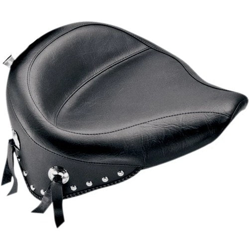 Mustang Wide Touring Solo Seat Studded/Conchos #75506 Harley Davidson