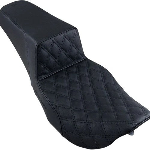 Saddlemen Step-Up LS Seat F. Lattice Stitch Black #283740 Harley Davidson